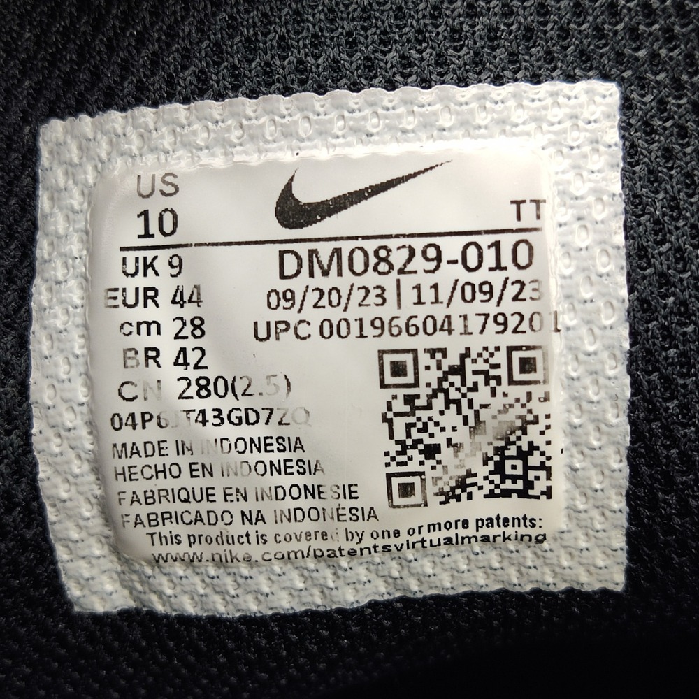 Nike Training Shoes Mens 10 Black Air Max Alpha Trainer 5 DM0829-010 Low Top - Picture 8 of 8